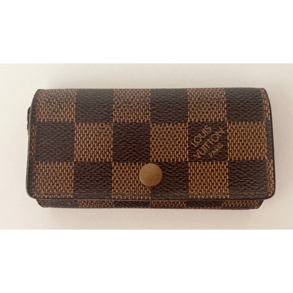 💯Authentic Louis Vuitton Damier Key Holder Case